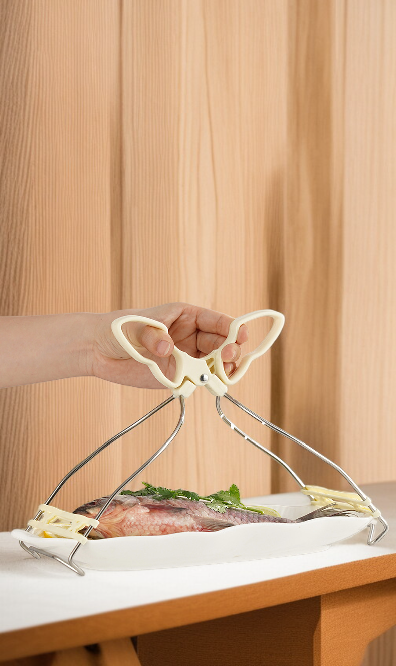 Non-slip anti-scalding clip for safe food handling