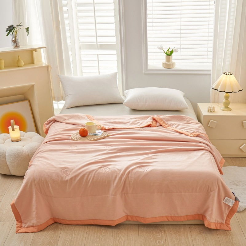  여름용 대두 충전 실크 이불