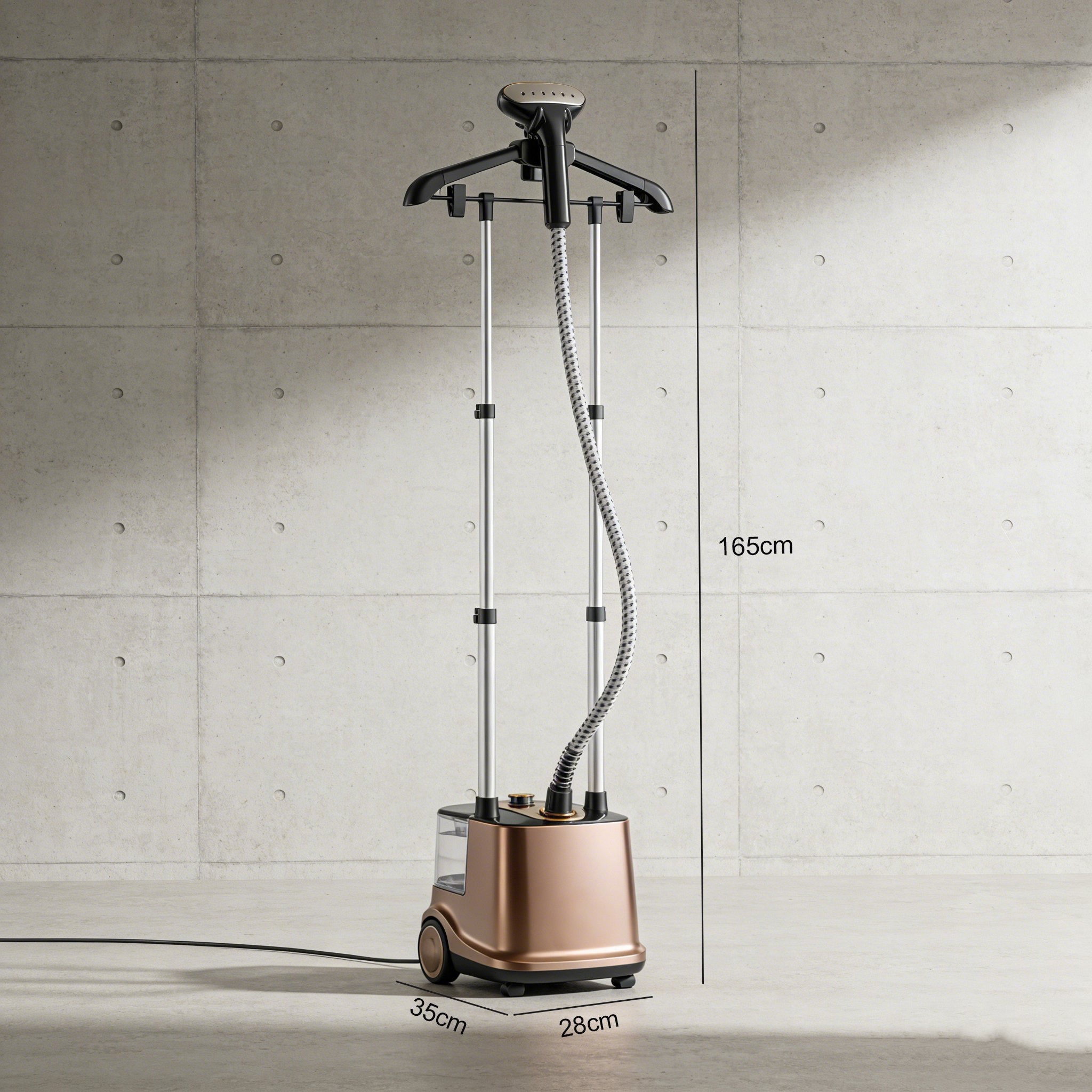 強力スチームで除菌・消臭ができる衣類スチーマー