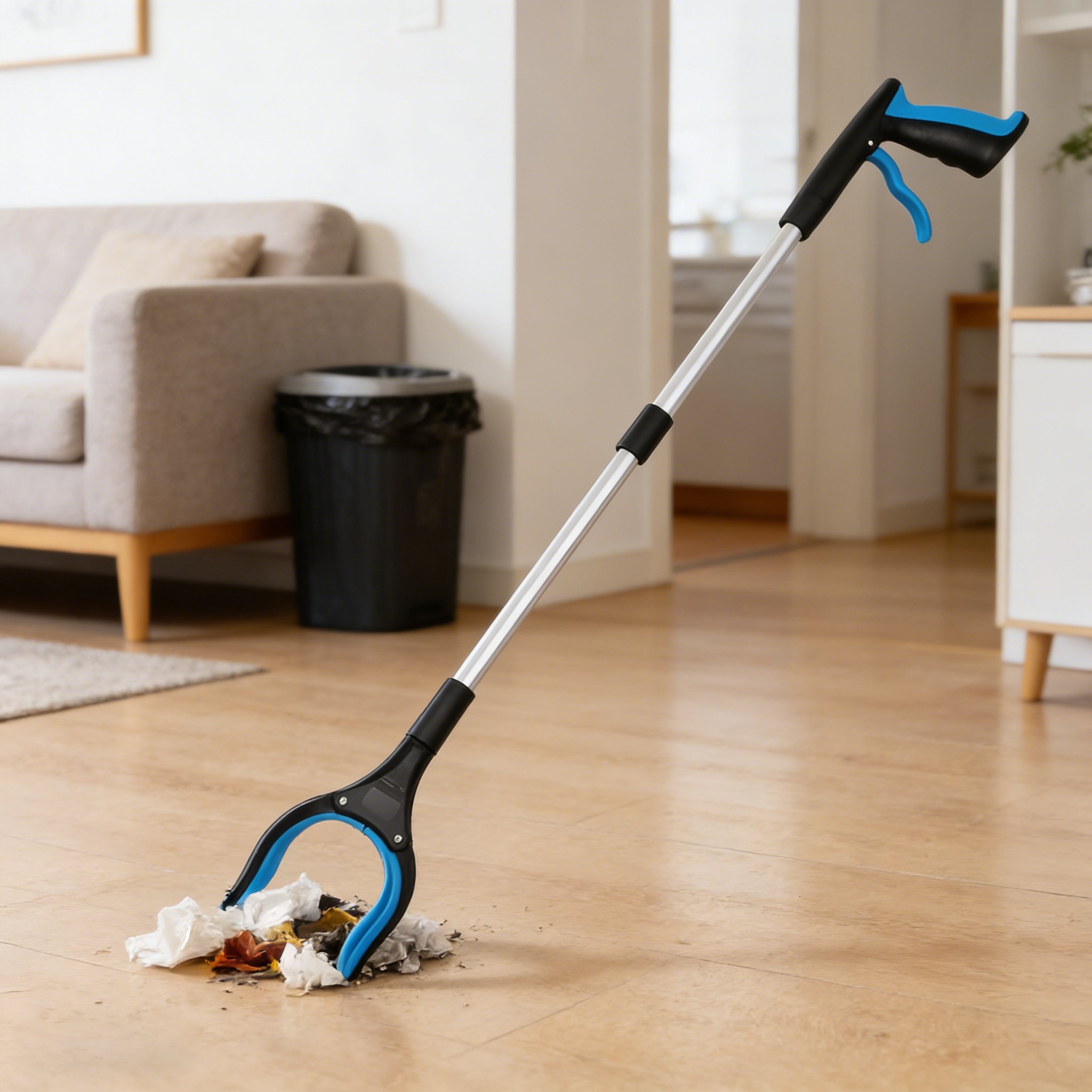 マジックハンド 介護用 つかみ棒 ハンドキャッチャー ロング ハンド 折りたたみ式 軽量 磁石機能 360度回転 角度調節可 滑りにくい 強力 伸縮 しゃがまずに掴める リーチャー 介護用品 高齢者 