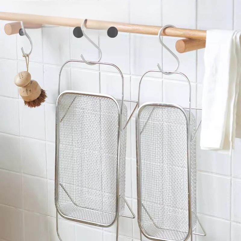 ステンレス製伸縮式排水バスケット