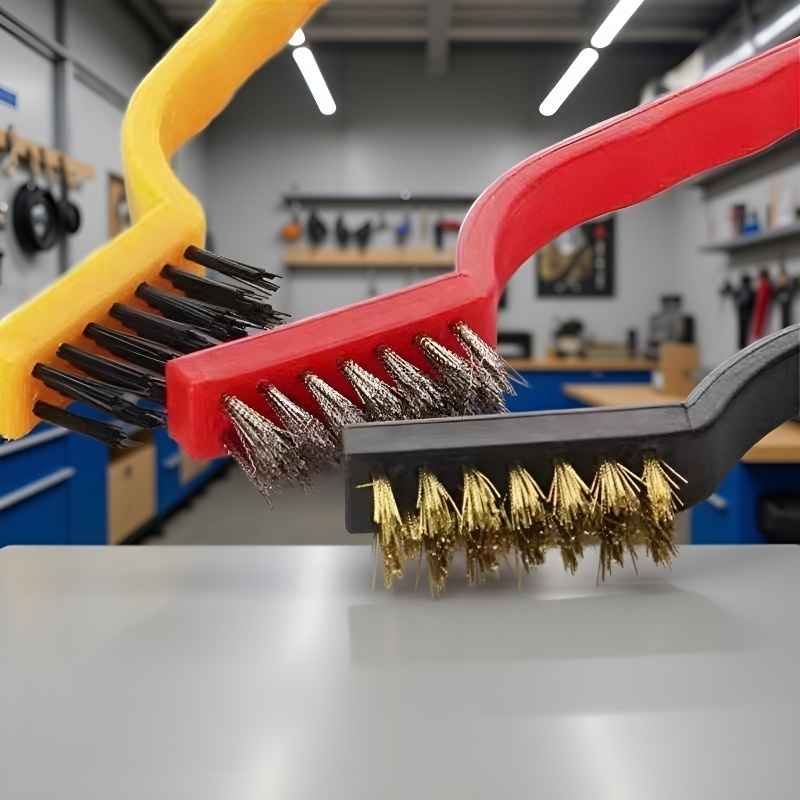 ワイヤーブラシ 車内清掃用具セット ブラシツールセット