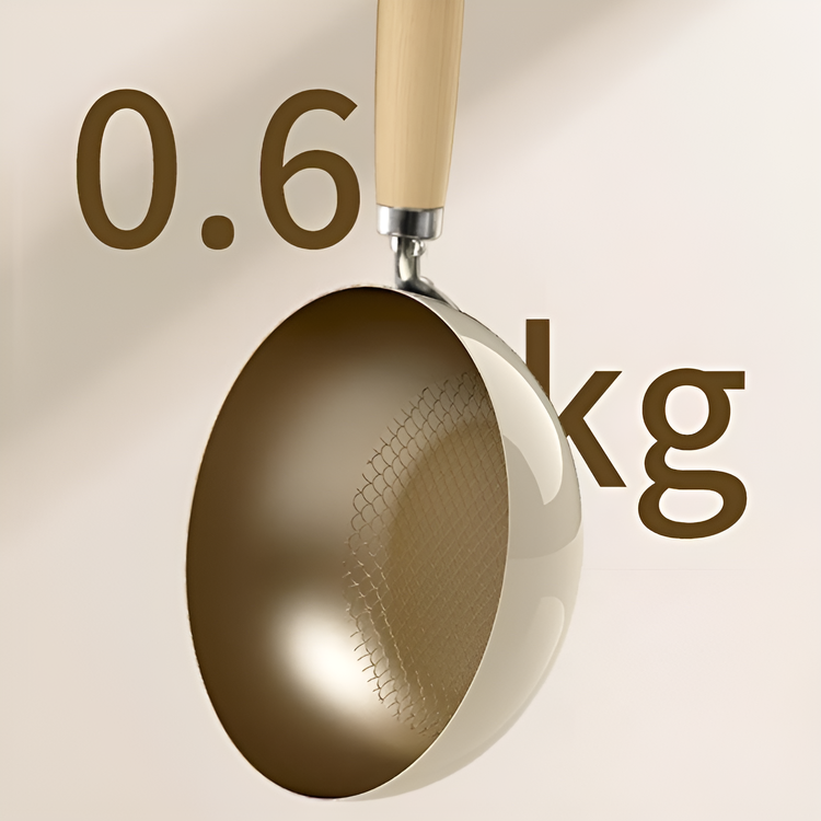 กระทะเคลือบเซรามิกสีขาวไม่ติดกระทะ