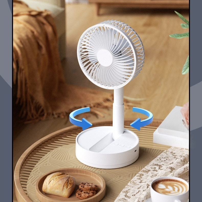 Portable silent desktop fan