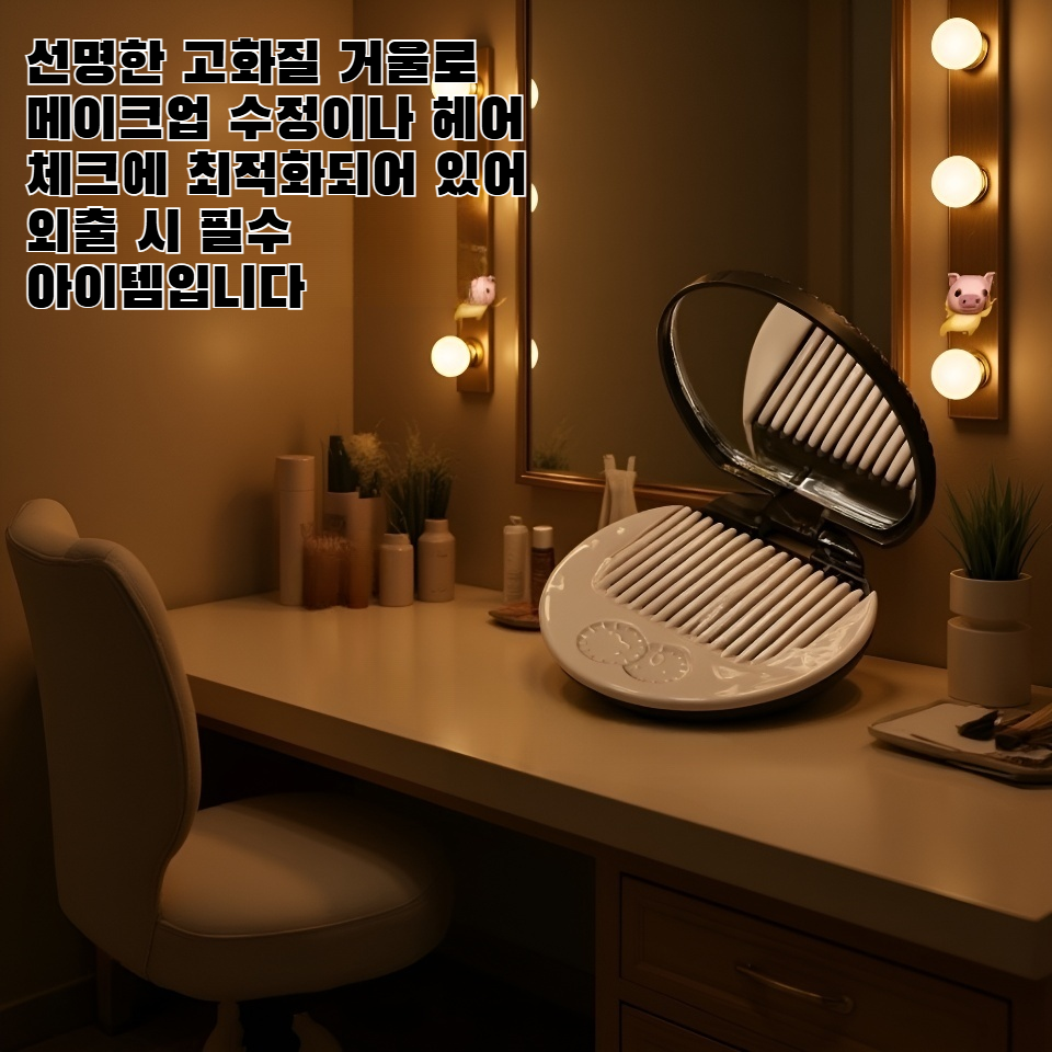 작고 가벼운 미니 휴대용 거울