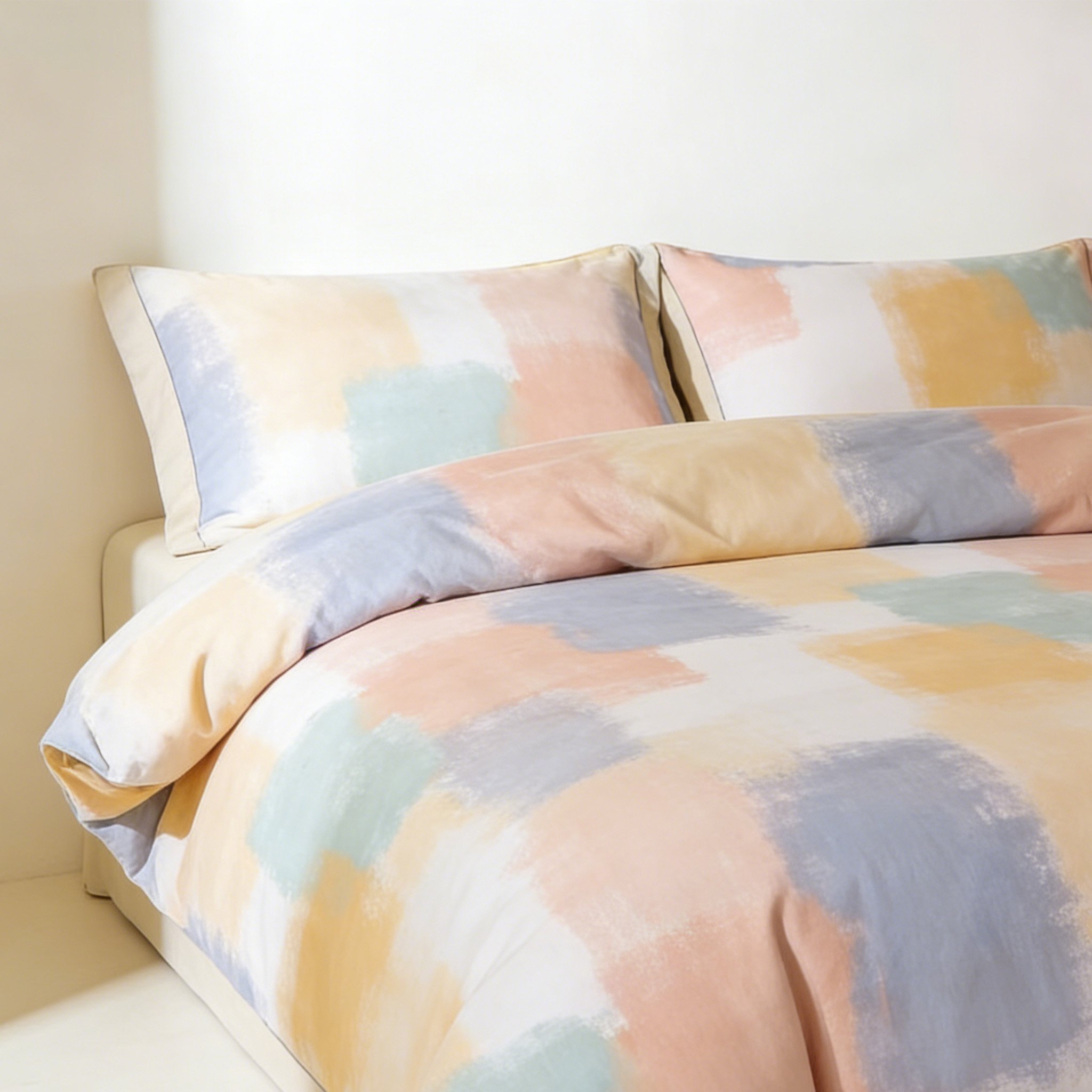 Simple Style Bedding Set 4 Pieces neatly arranged on bed