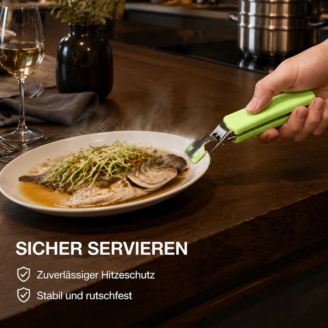 Multifunktionale hitzebeständige Küchenzange