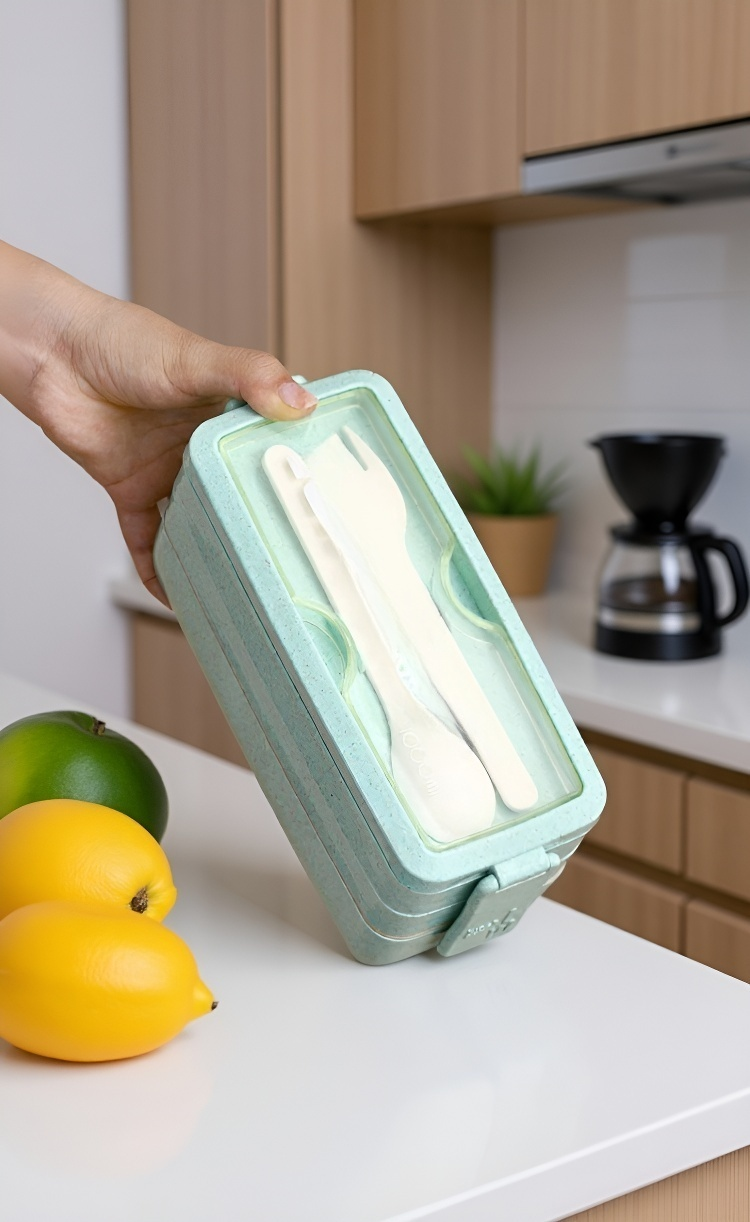 กล่องข้าวญี่ปุ่น 3 ชั้น สำหรับใส่อาหารหลากหลาย