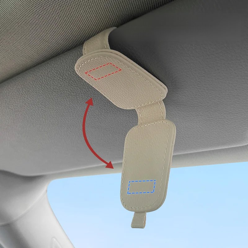 自動車用メガネクリップサンバイザーサングラスホルダー