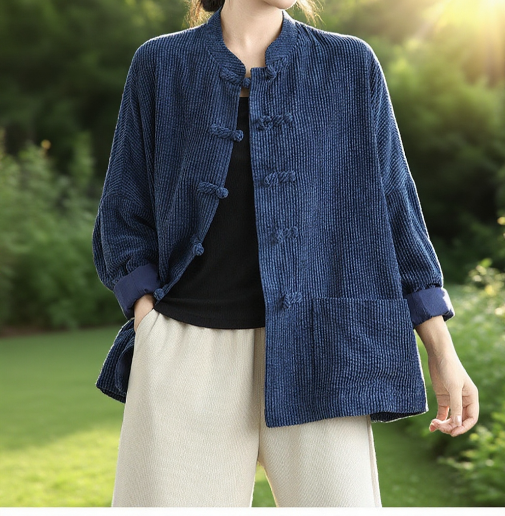 다양한 컬러의 여성 빈티지 코트