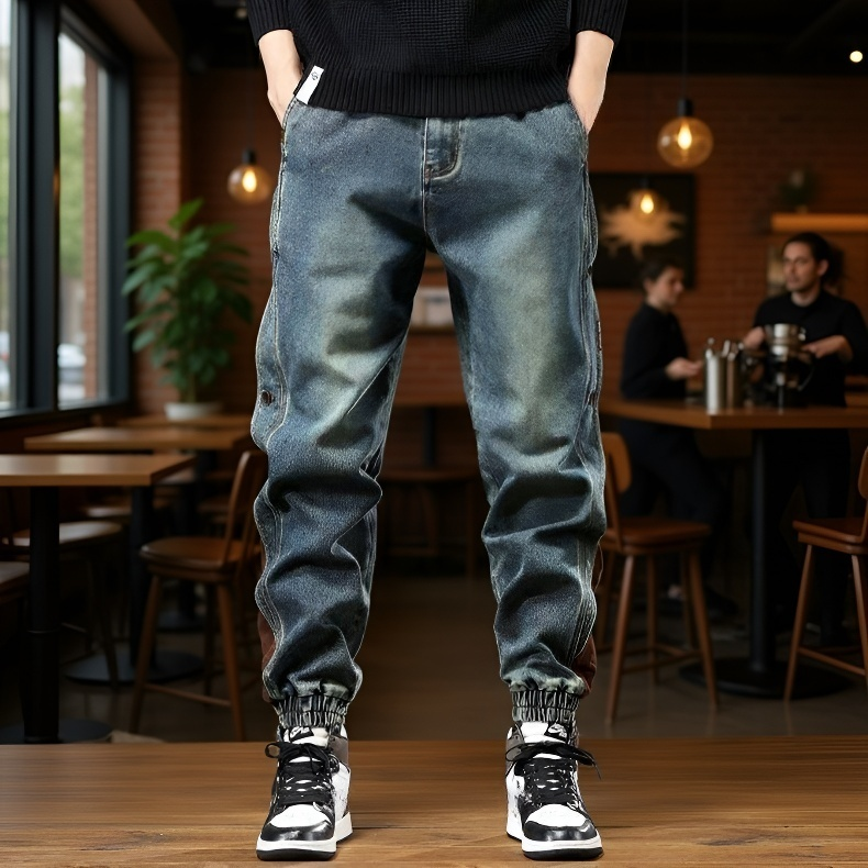 가을 남성 루즈핏 캐주얼 카고 팬츠