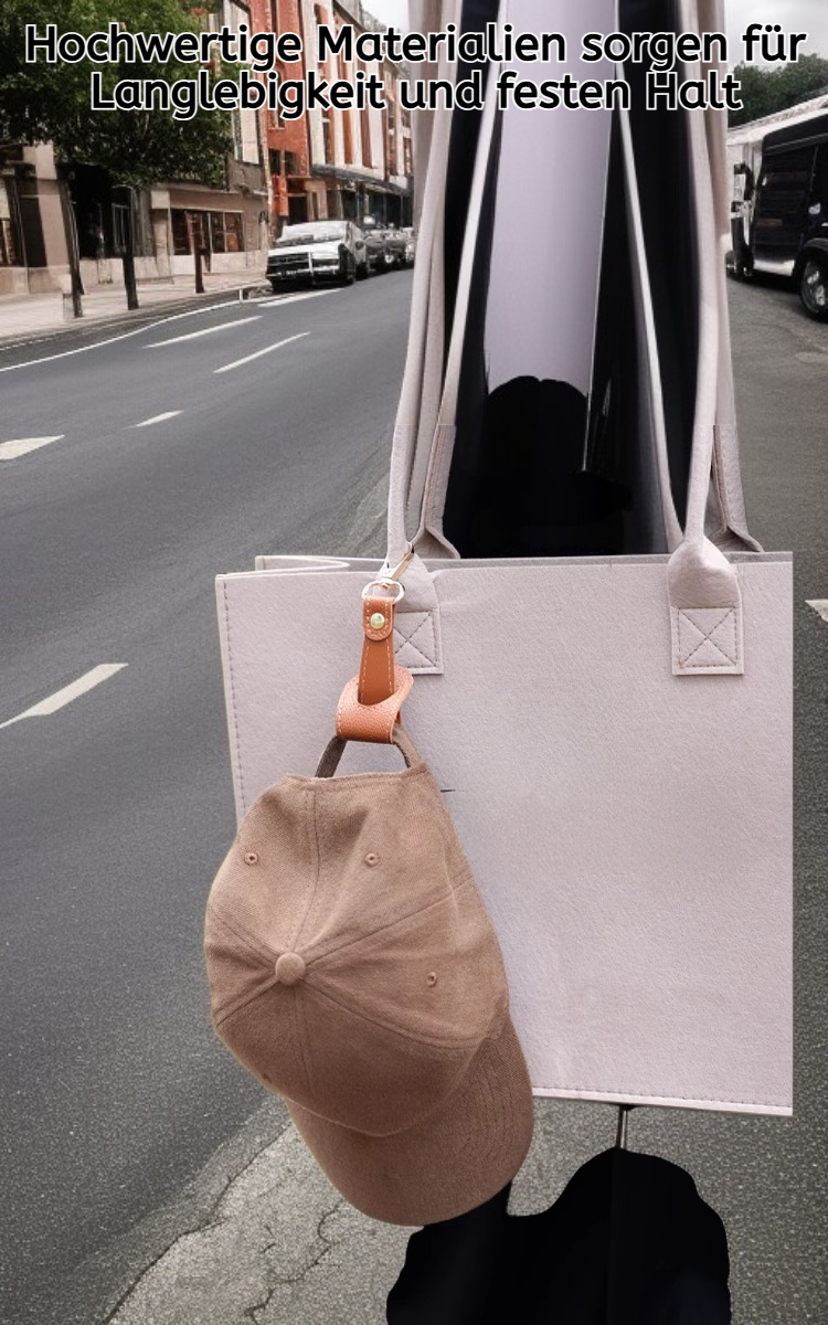 Praktischer Clip für die Hutaufbewahrung