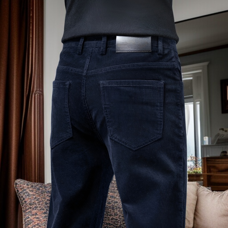 남자 겨울 기모 캐주얼 팬츠 일자 팬츠 비즈니스 코듀로이 팬츠 아빠룩 남자 바지