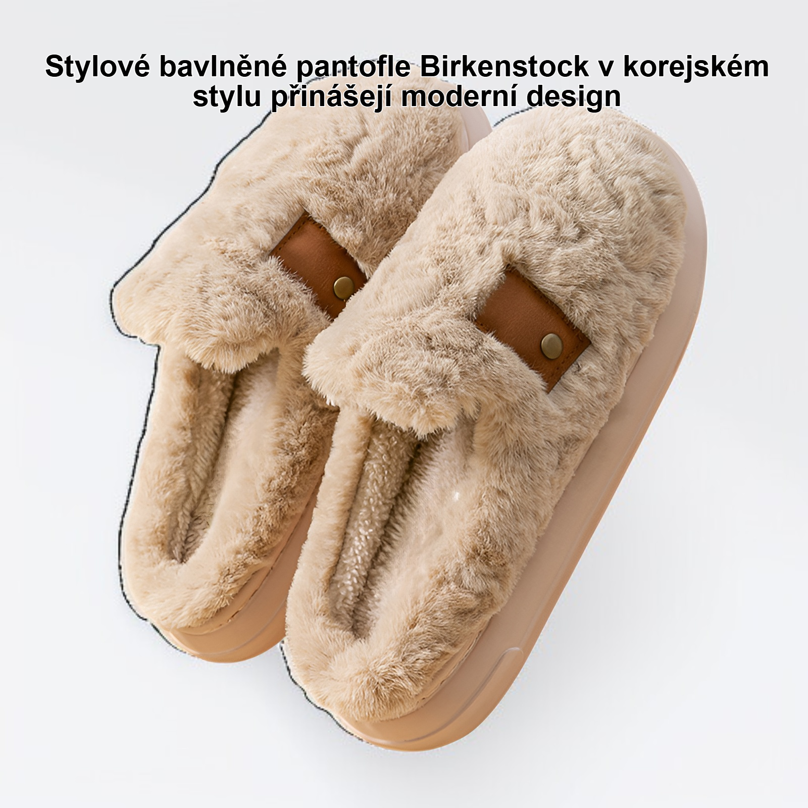 Módní bavlněné pantofle Birkenstock v korejském stylu