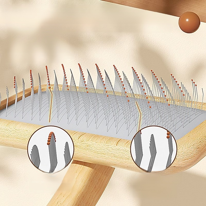Pet hair tangling removal comb tools
