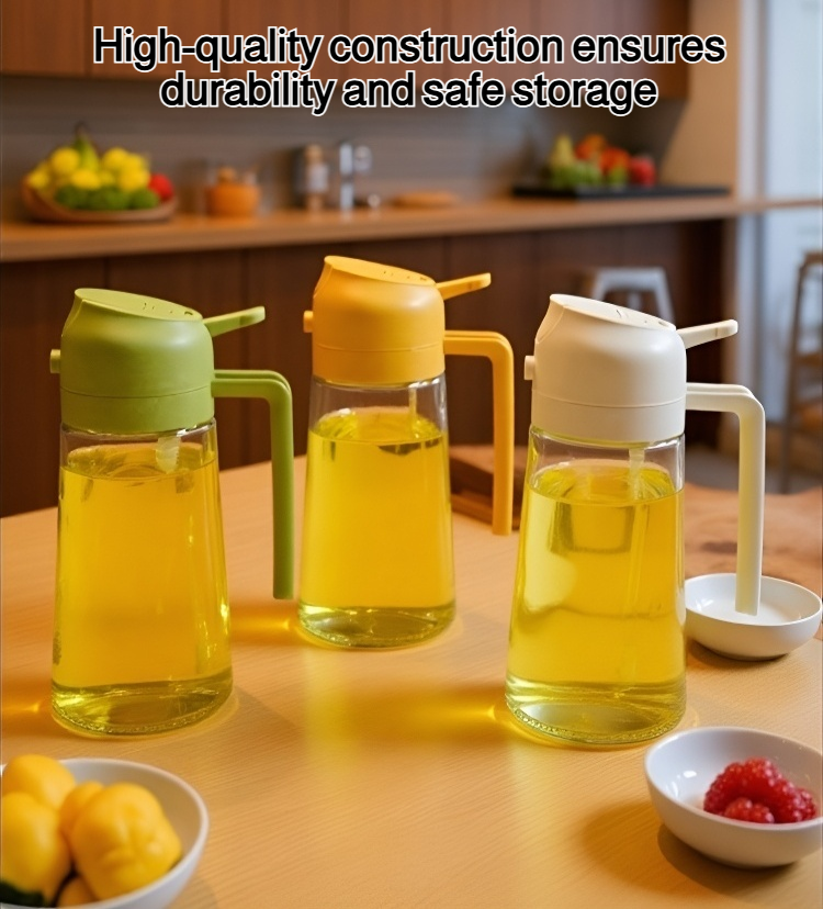 Sealed leak-proof dual-purpose oil can for kitchen