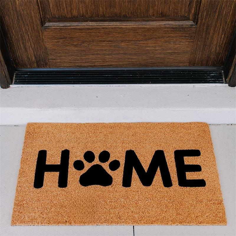 심플 실크 원형 매트 