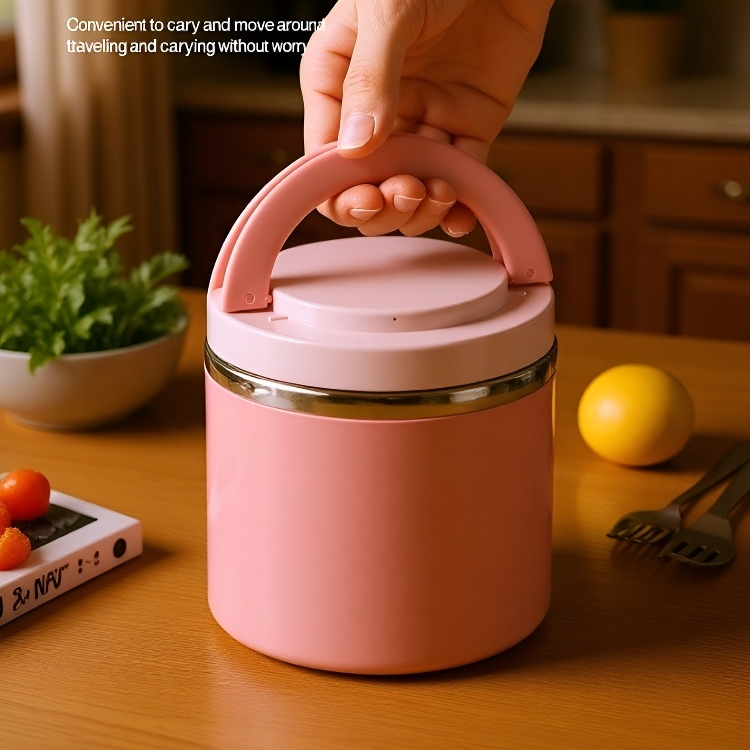 630ml Food Grade Lunch Box showing interior compartments