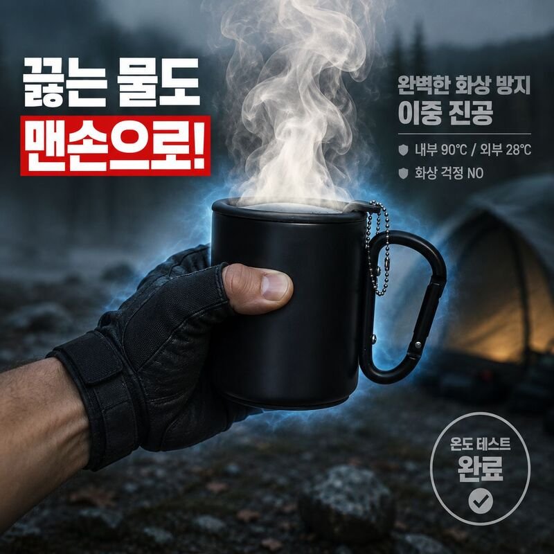 야외용 방열 304 스테인리스 이중컵