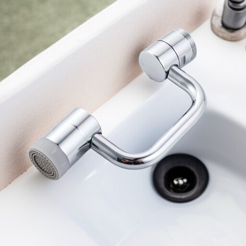 ユニバーサル1080スイベルロボットアームスイベル延長蛇口エアレーターシンク水しぶき回転蛇口エアレーター2モード回転フィルター拡張