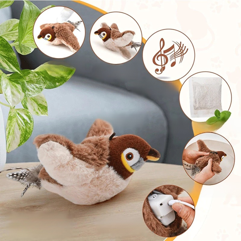 jouets de simulation de moineau