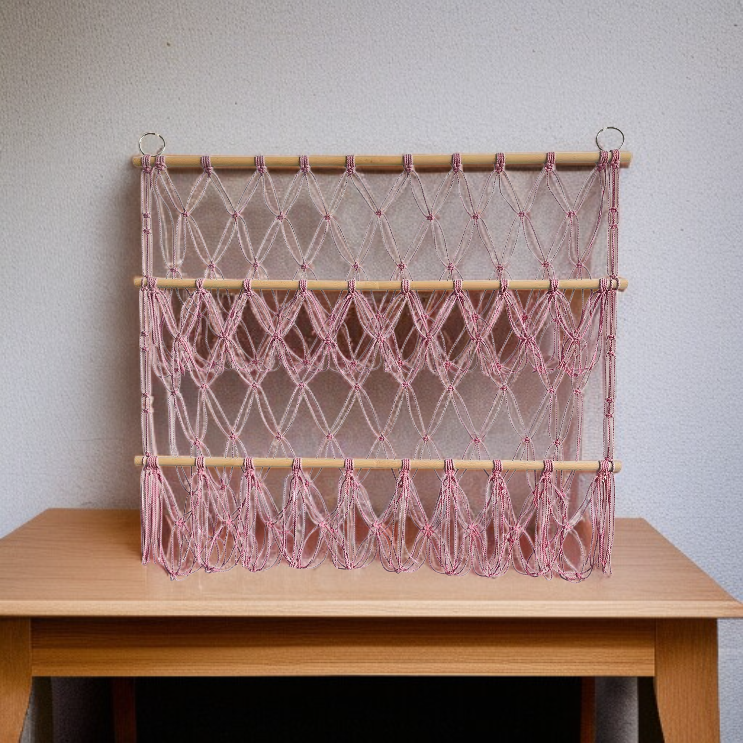 보헤미안 짠 수납장