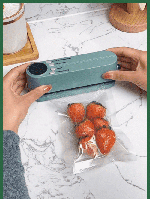 コードレス & フルオート 真空シーラー 面倒なコードなしで、らくらく真空保存