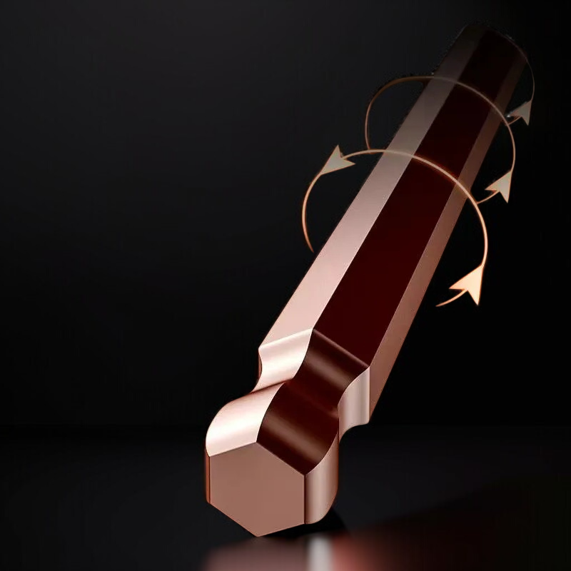 Llave universal automática de combinación de flor de ciruelo hexagonal