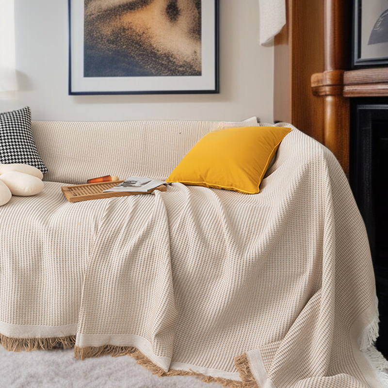 ソファカバーカバーフルカバー綿糸ユニバーサルソファブランケットカバータオル フルカバーソファ