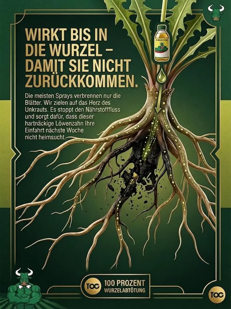 【BVL & TÜV Getestet】Hohenheim Premium Bio-Unkrautvernichter✨3 Jahre dauerhaft unkrautfrei