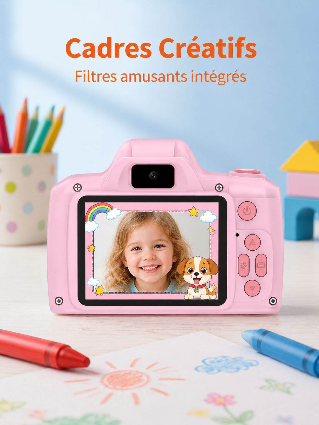 Appareil photo numérique pour enfants 1080P HD