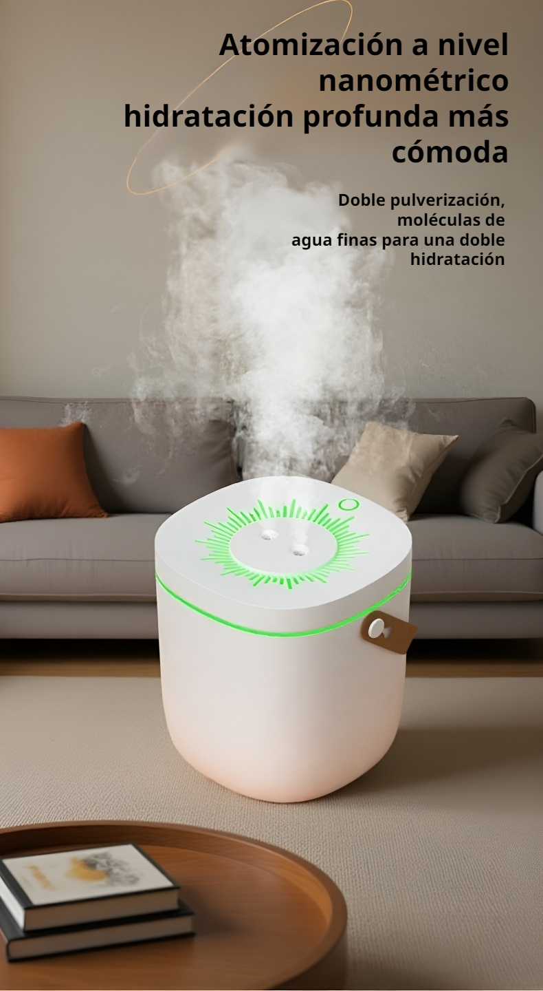 Humidificador elegante y compacto para cualquier espacio
