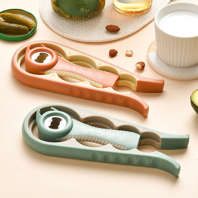 Anti-slip multi-functional can opener