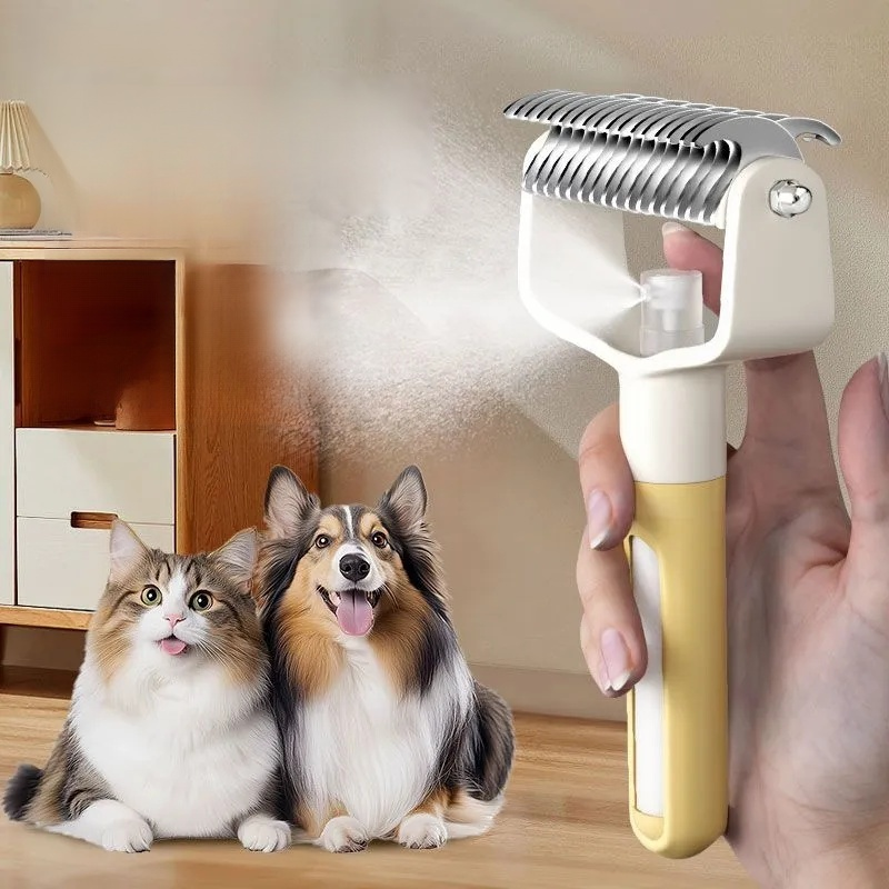 Haarausfall-Entfernungs-Spray und Pflegekamm für Haustiere