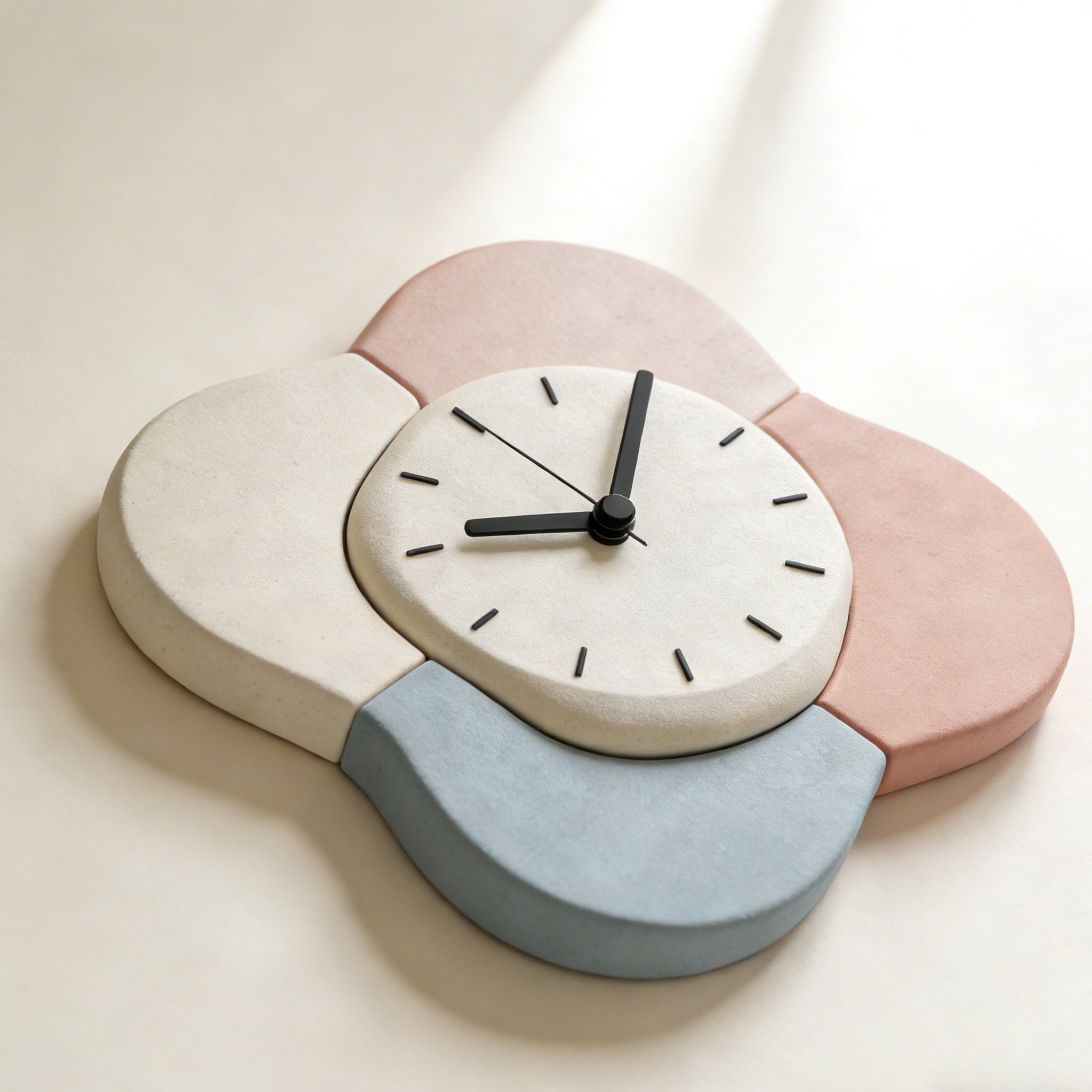 무소음 기능이 돋보이는 벽시계 클로즈업