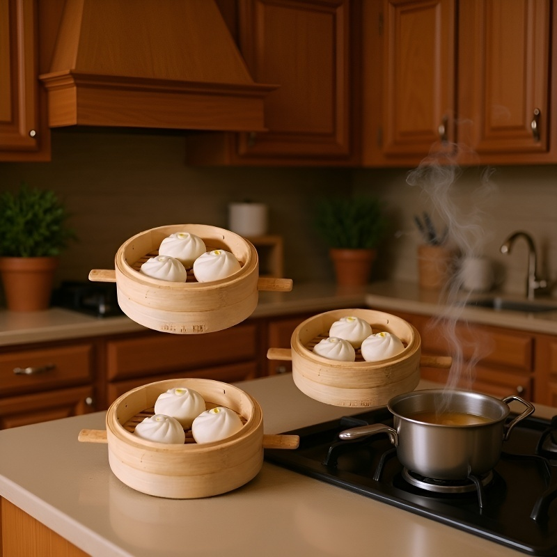  Bandeja de vapor alta y profunda, rejilla para vaporera