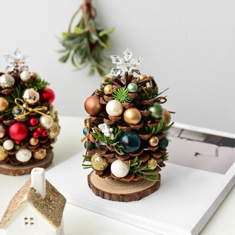 Handmade Mini Pinecone Christmas Tree