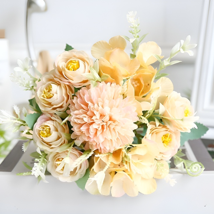 홈 장식 리얼 혼합 인조 꽃다발