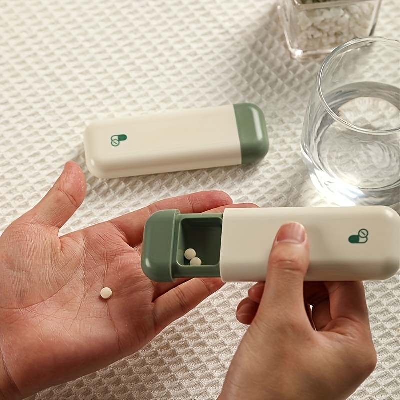 กล่องเก็บยาอเนกประสงค์ กล่องเก็บเครื่องประดับกันฝุ่นแบบพกพา