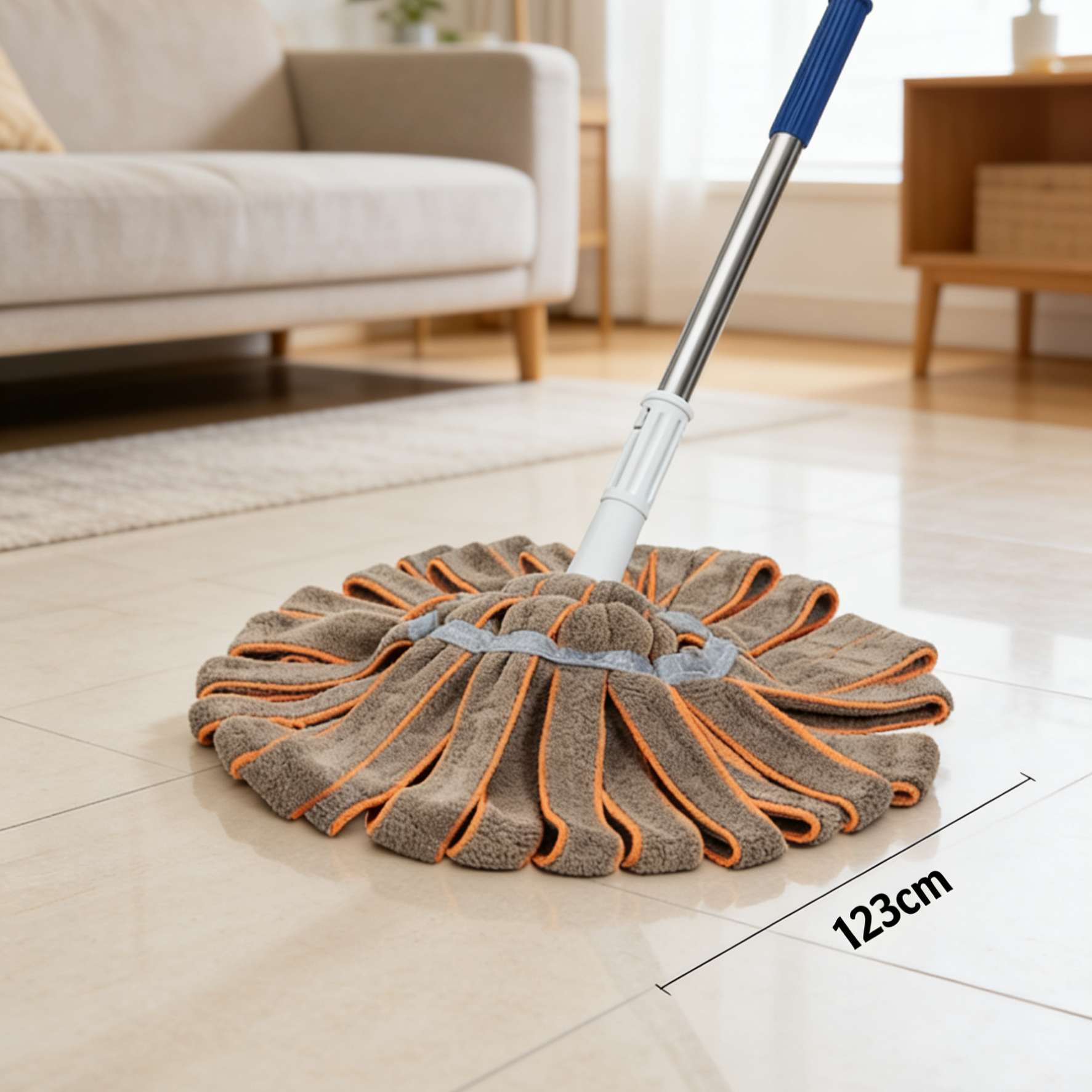 게으름뱅이 손빨래 셀프 짜임 산호 융털 밀대 흡수성 가정용 밀대 물걸레 축적 손빨래 행주