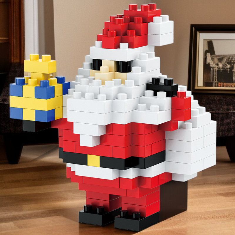  크리스마스 블록 두뇌 발달 장난감