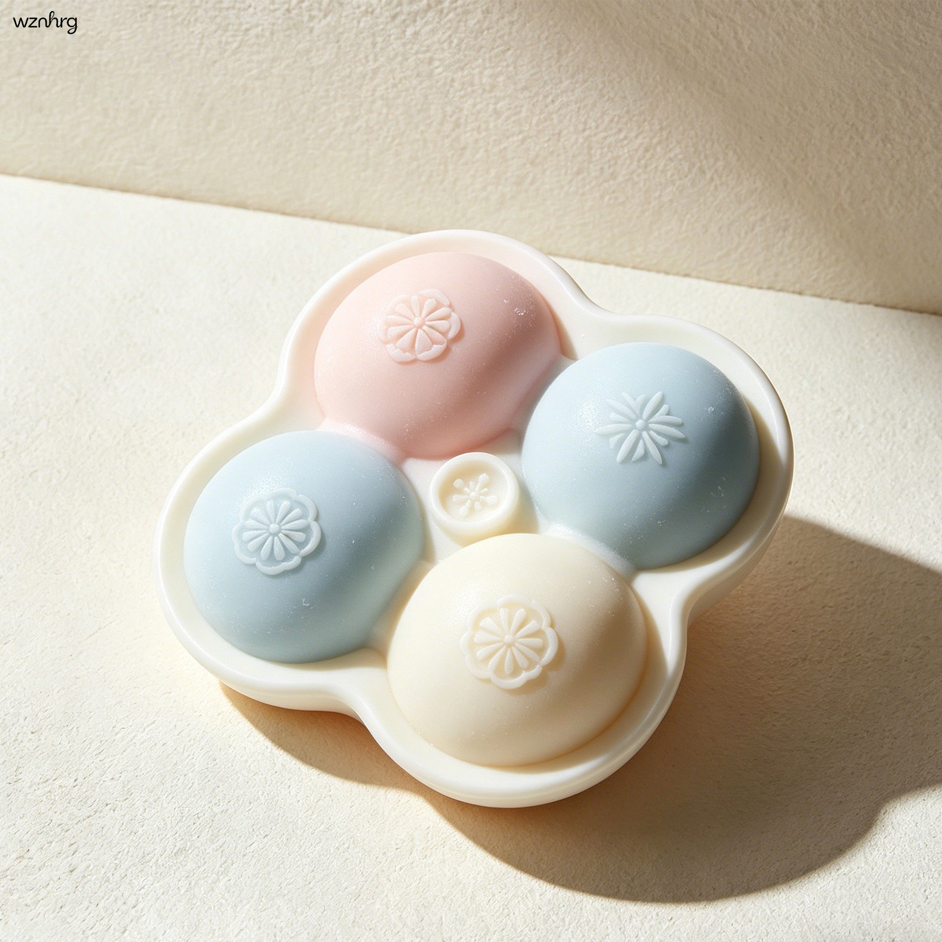 柔軟なシリコン素材の製氷トレー