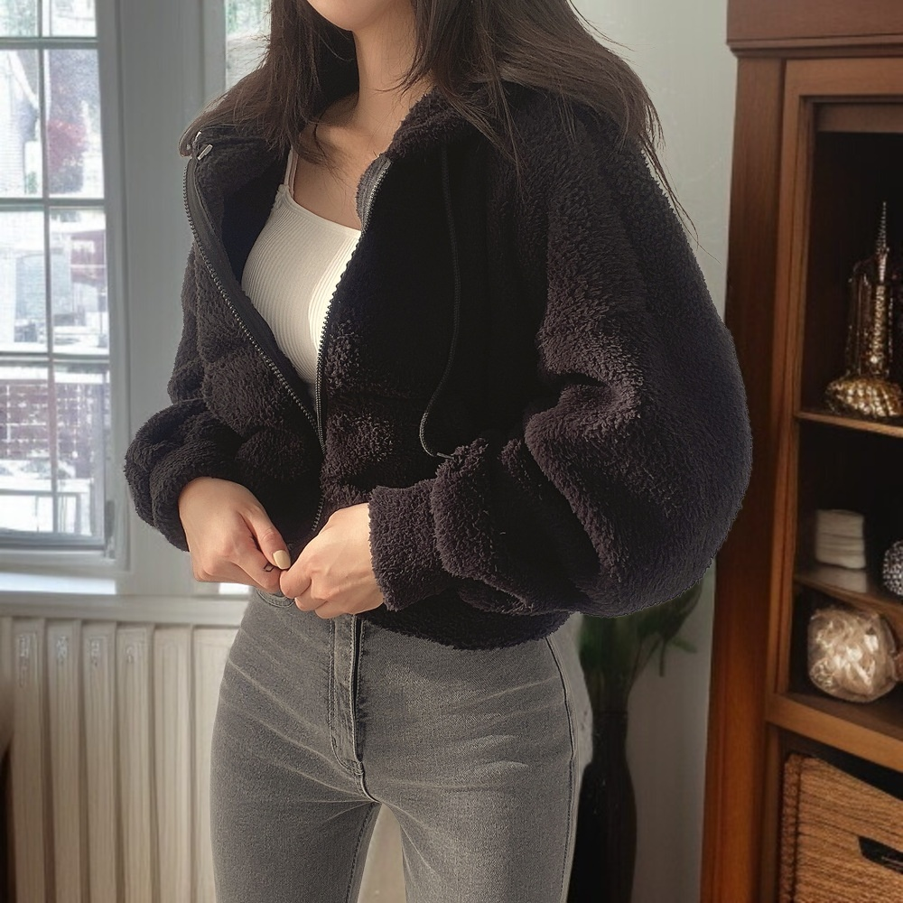 衛衣外套側面剪裁展示