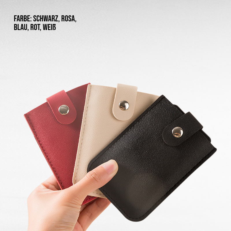 Ultradünnes Kartenetui mit mehreren Fächern, große Kapazität und Schutz vor Entmagnetisierung