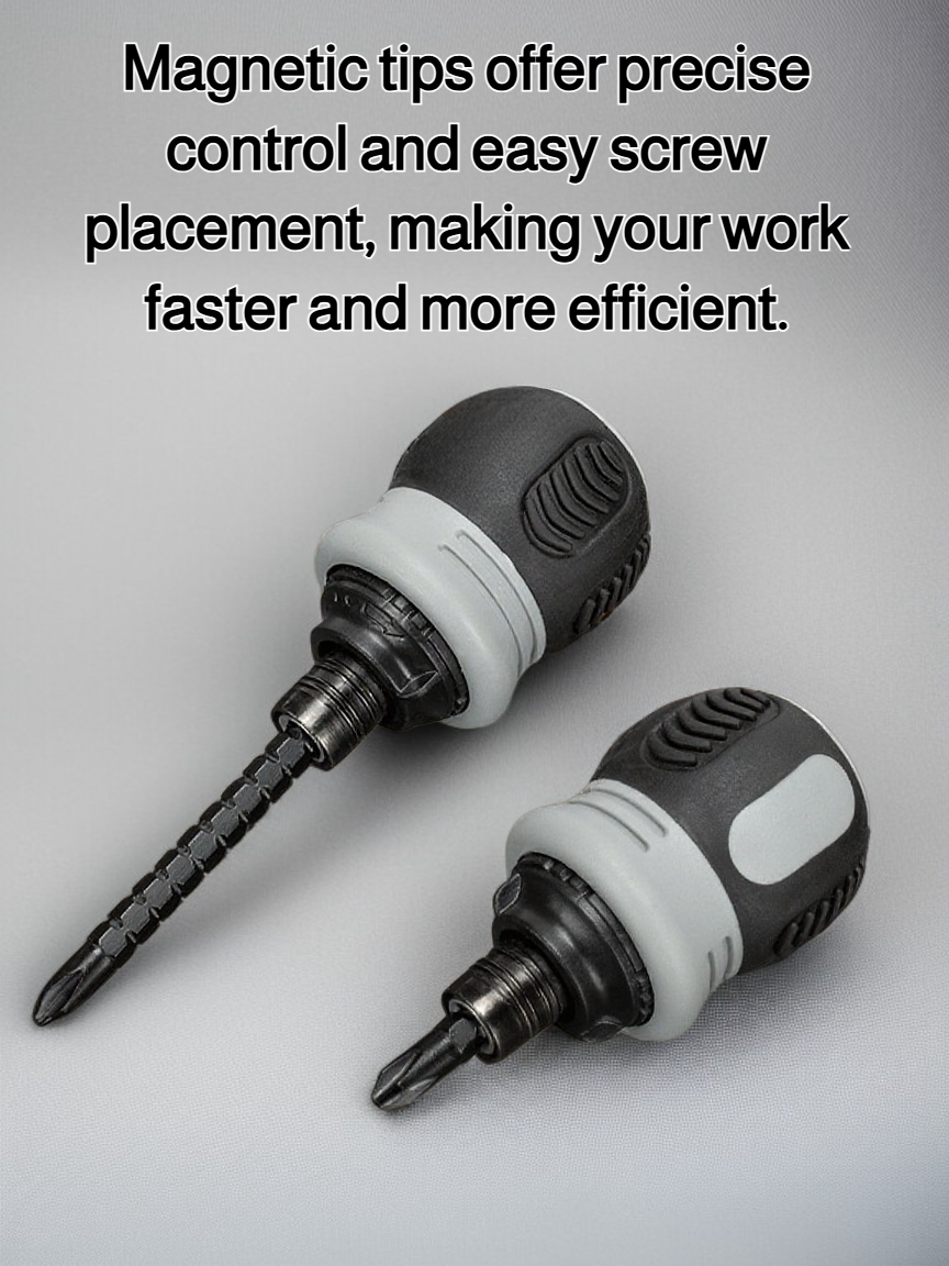 Ergonomic screwdriver handles for comfortable grip