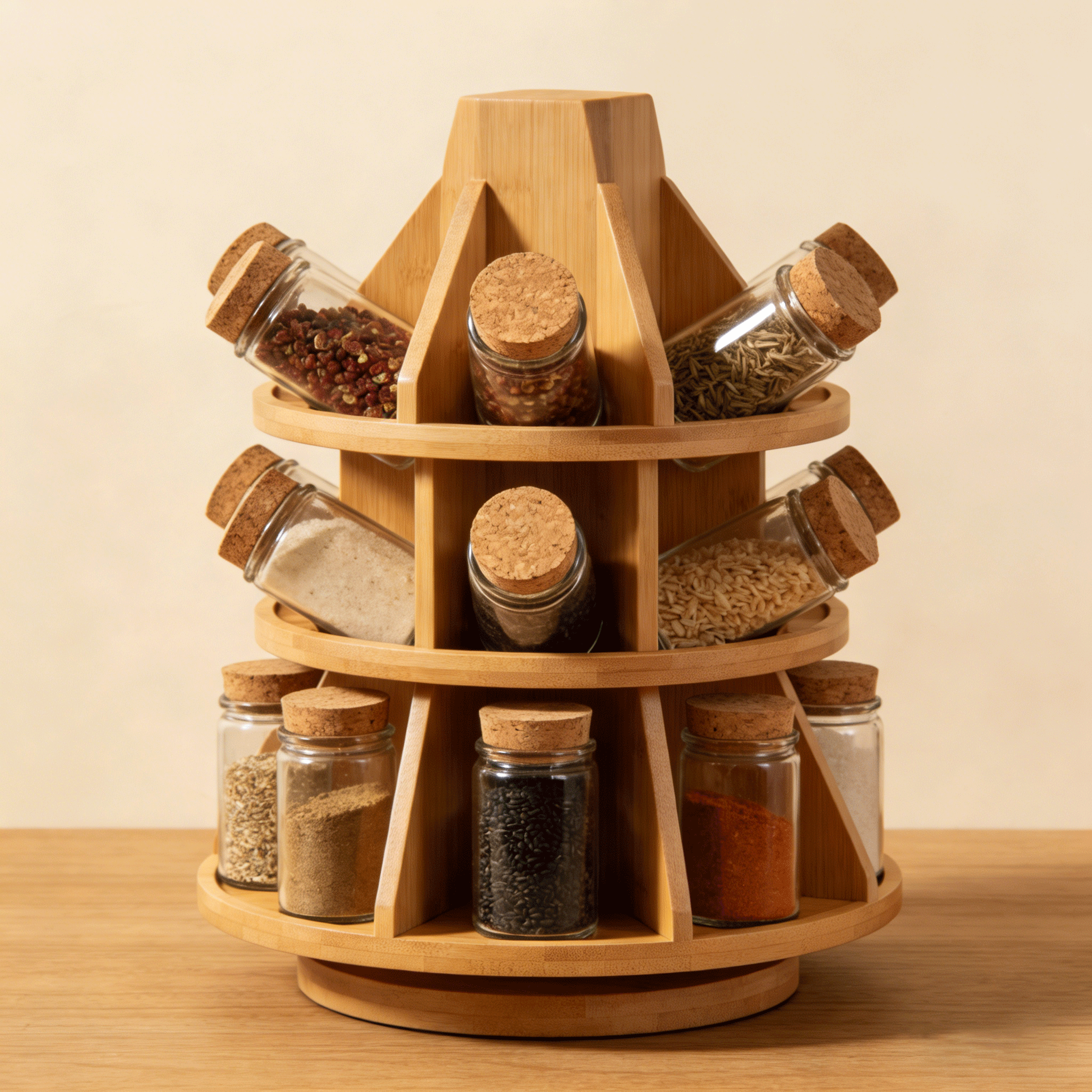 三層可旋轉收納台（三入裝）