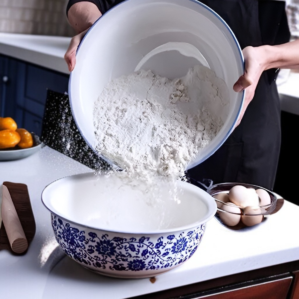 Family Ceramic Mixing Bowl (Large) for Bread Dough