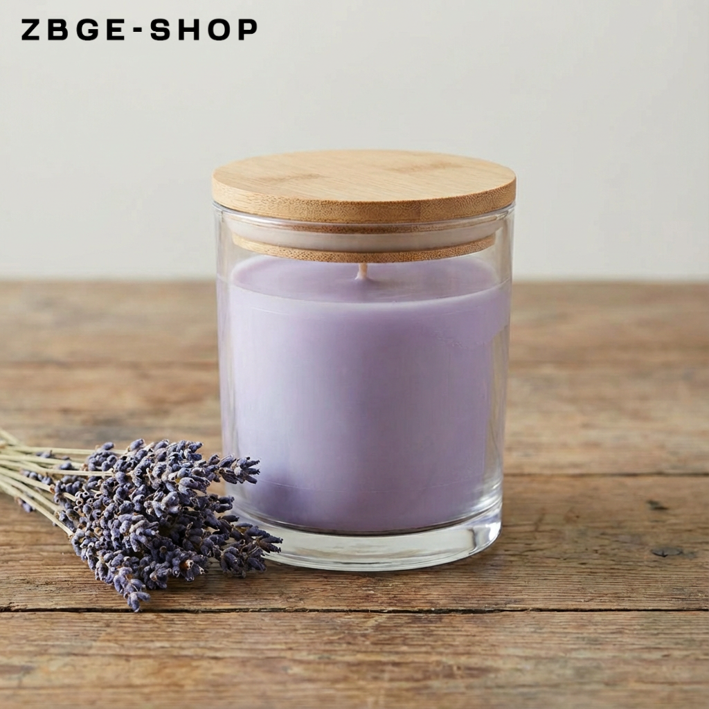 Natürliche Duftkerze mit sanftem Licht