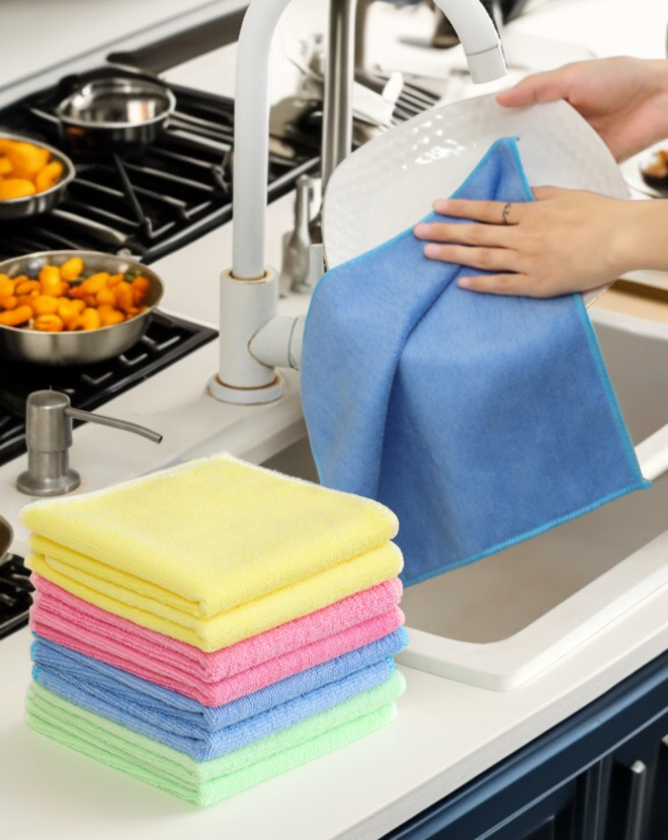 기름 묻히지 않는 주방 행주