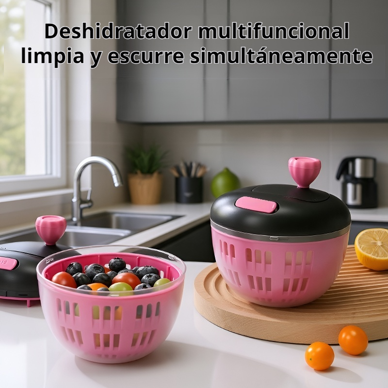 Escurridor manual de verduras y frutas